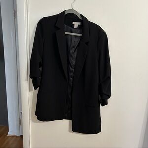 black h&m blazer